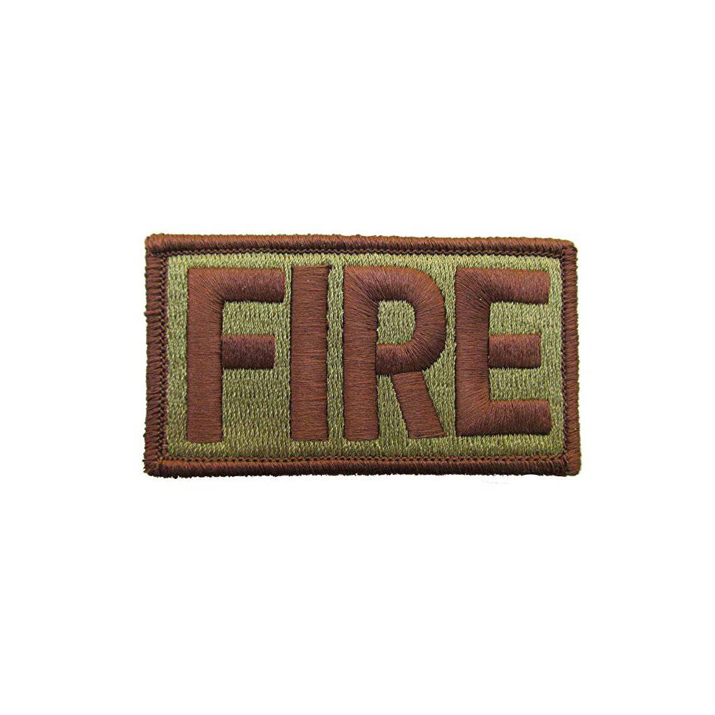 US Air Force FIRE OCP Brassard with Spice Brown Border and Hook Fastener - Sta-Brite Insignia INC.