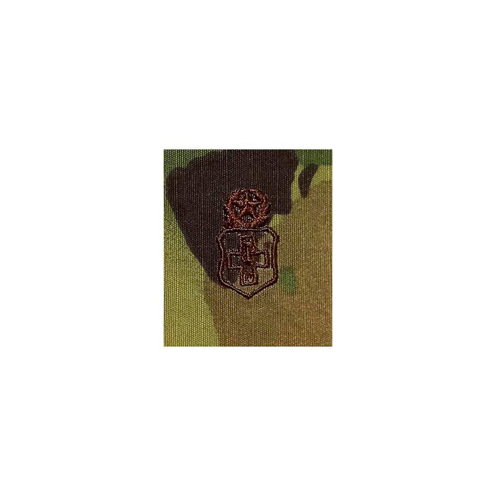 US Air Force Medical Service Corps Master OCP Spice Brown Badge - Sta-Brite Insignia INC.