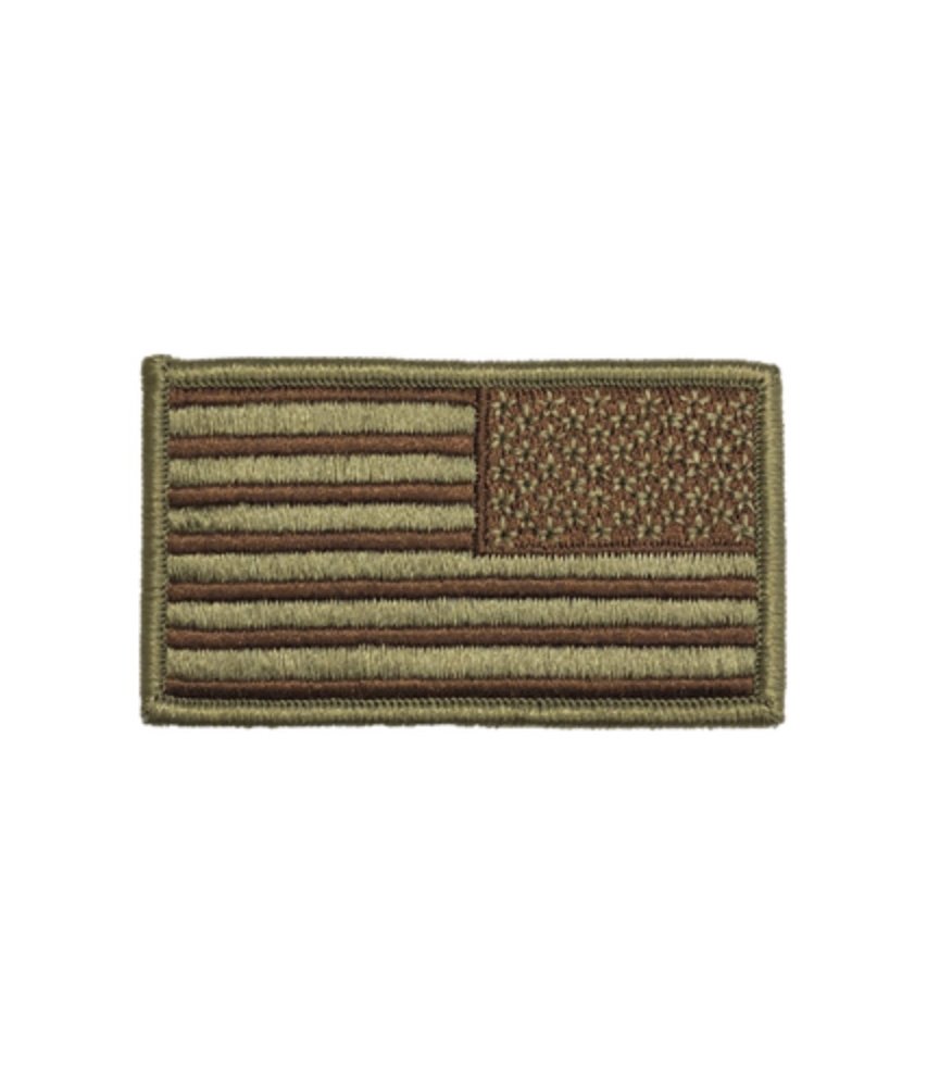 U.S. Air Force OCP Scorpion Reverse Spice Brown U.S. Flag With Hook Fastener - Sta-Brite Insignia INC.