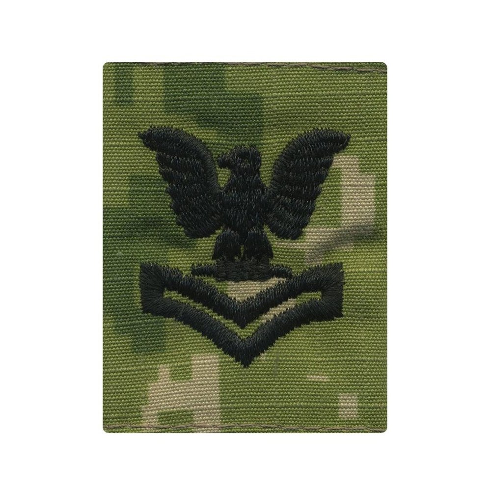 US Navy New NWU Type III Parka Loop E5 Petty Officer Second Class Rank - Sta-Brite Insignia INC.