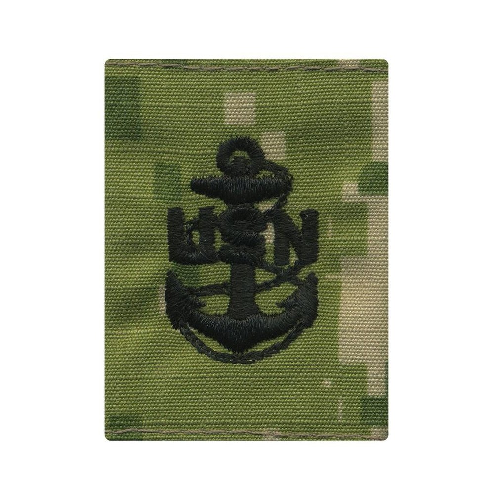 US Navy New NWU Type III Parka Loop E7 Chief Petty Officer Rank - Sta-Brite Insignia INC.