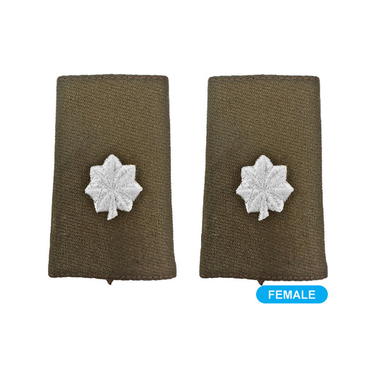 U.S. Army AGSU O5 Lieutenant Colonel Epaulets (Female) (pr)