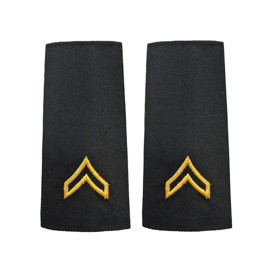U.S. Army E4 Corporal Shoulder Marks - Male (Large) - Sta-Brite Insignia Inc.