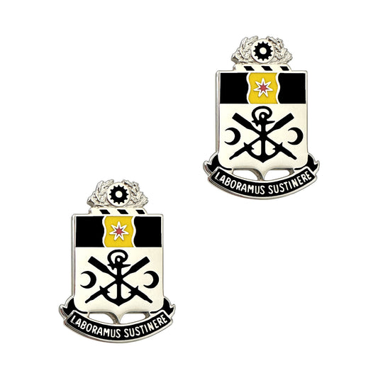 U.S. Army 10th Engineer Battalion Unit Crest (Pair) - Sta-Brite Insignia Inc.