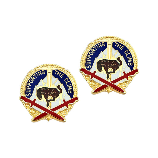U.S. Army 10th Sustainment Brigade (10th SBTB) Unit Crest (Pair) - Sta-Brite Insignia Inc.