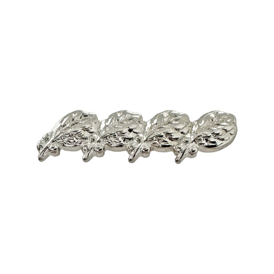 U.S. Army Oak Leaf Cluster 5/16 Quad Silver Ribbon Device