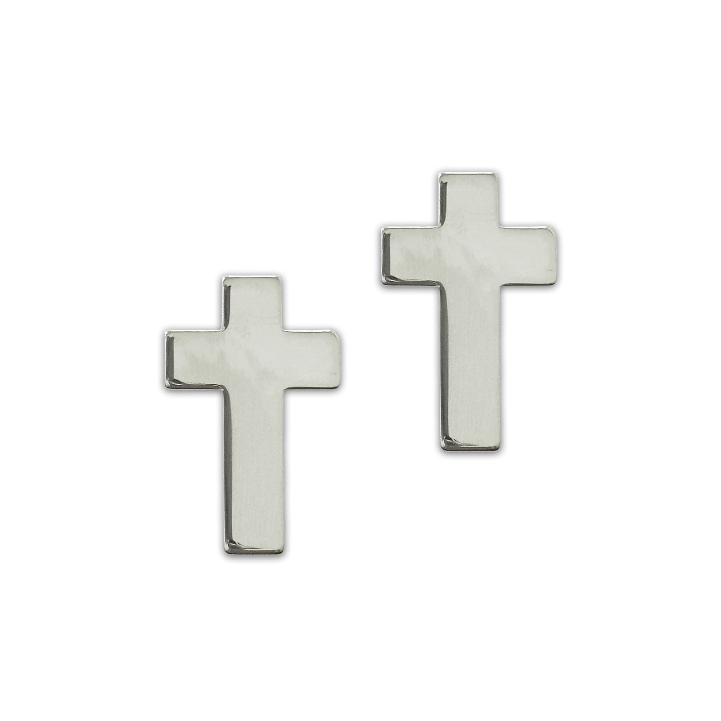 US Army Chaplain Christian Officer Branch Silver STA-BRITE® Pin-on (pair)