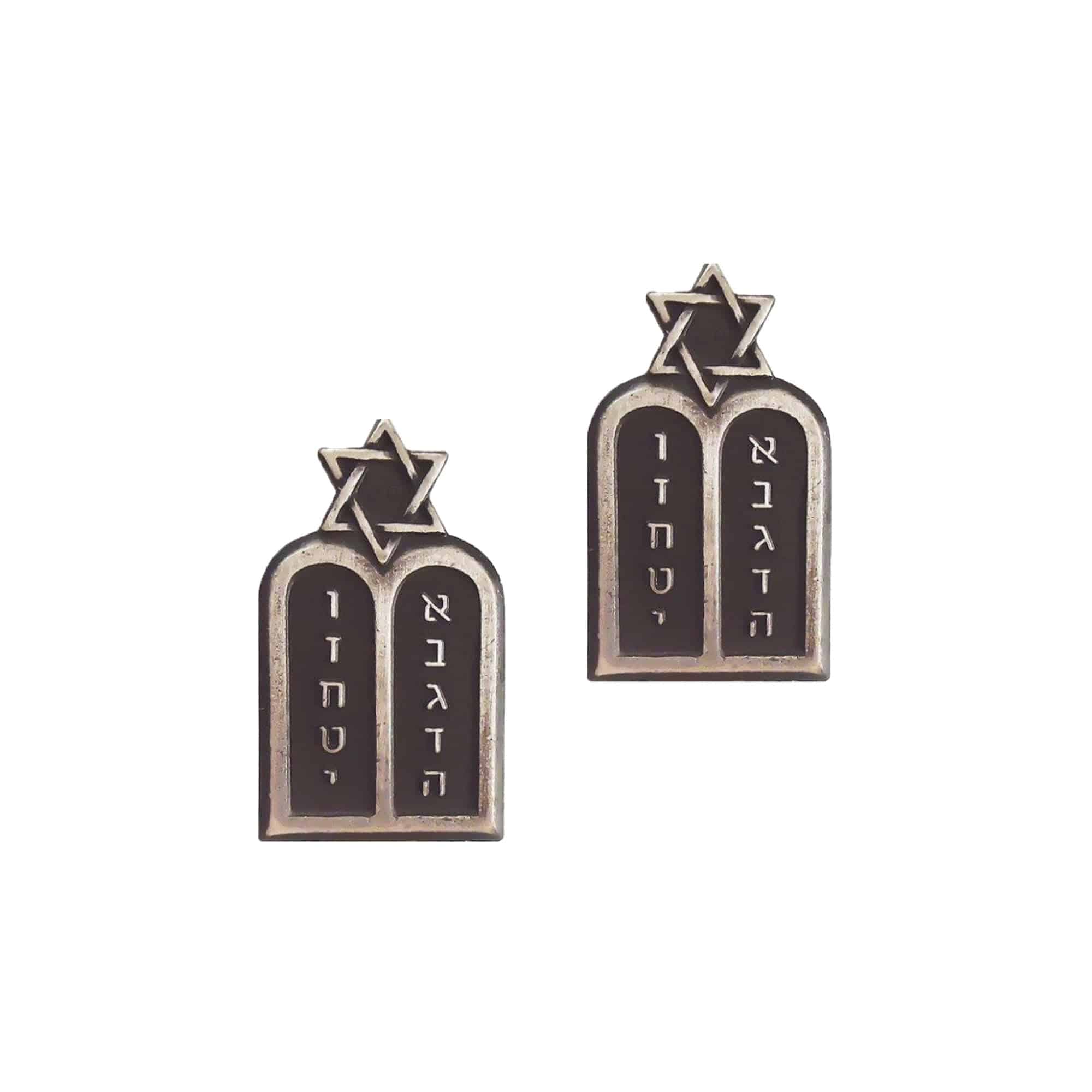 Stab Pin Check U.S. Army Chaplain Jewish Officer Branch STA-BRITE® Pin-on (pair)