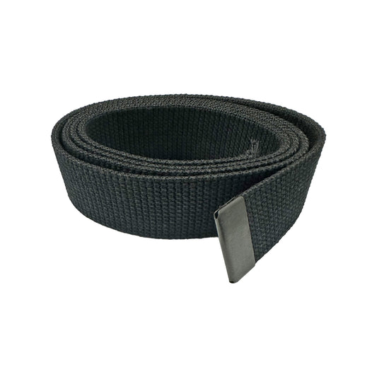US Army Cotton Belt Black with Black Tip (each) - Sta-Brite Insignia Inc.