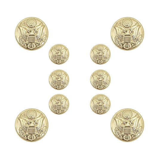 US Army Male STA-BRITE® Button Set - Sta-Brite Insignia Inc.