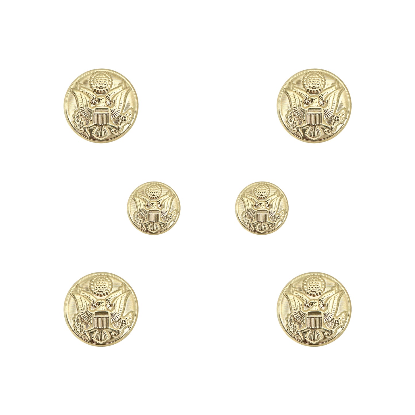 US Army Female STA-BRITE® Button Set - Sta-Brite Insignia Inc.