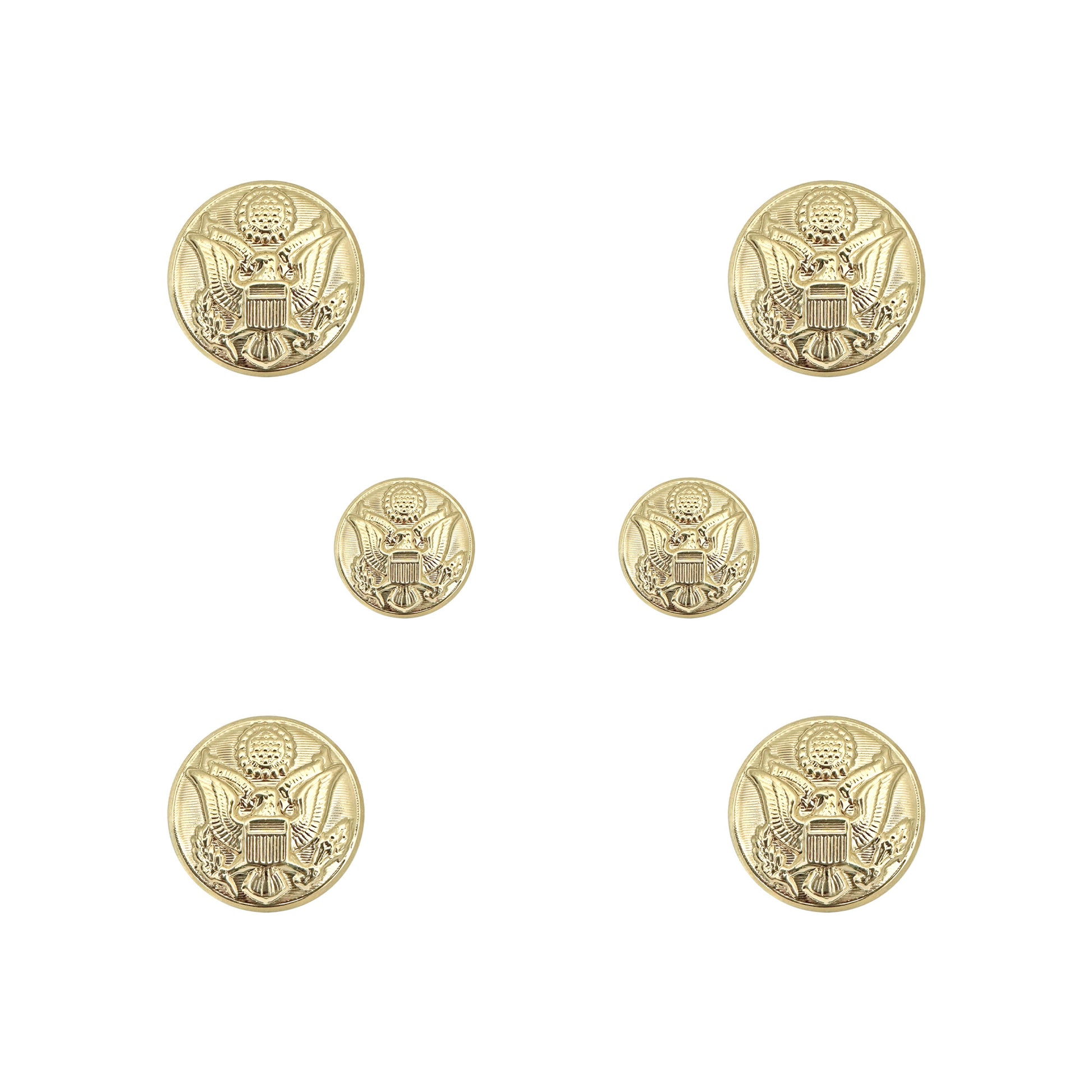 US Army Female STA-BRITE® Button Set - Sta-Brite Insignia Inc.