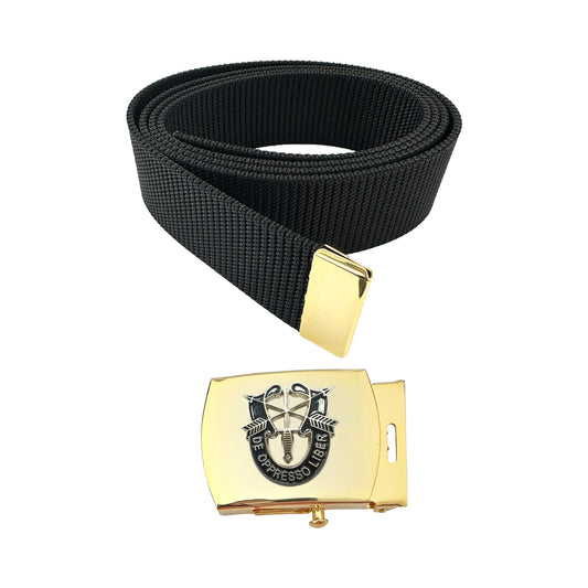 US Army Special Forces Unit Crest Belt Buckle and Tip (each) - Sta-Brite Insignia Inc.