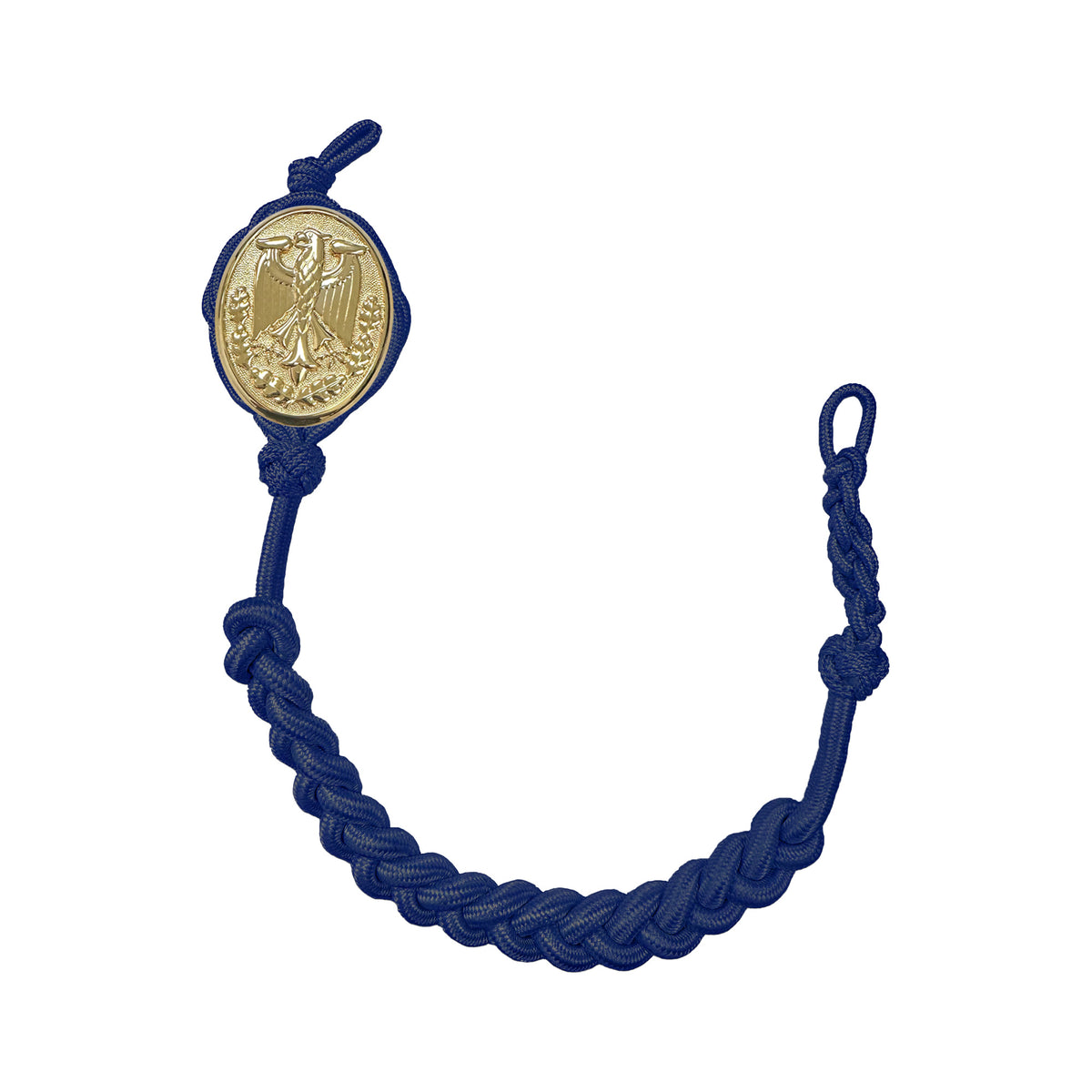 German Schutzenschnur Marksmanship Navy blue Cord with Gold Badge - Sta-Brite Insignia Inc.
