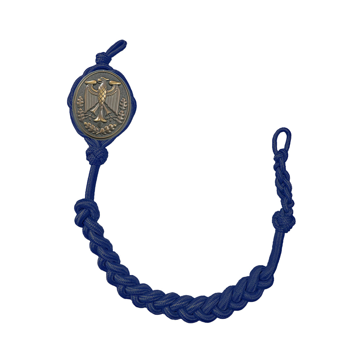 German Schutzenschnur Marksmanship Navy blue Cord with Bronze Badge - Sta-Brite Insignia Inc.