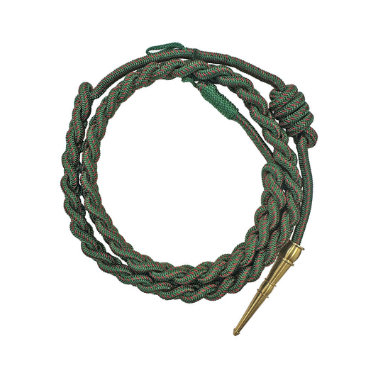 U.S. Army WWI French Fourragere Cord Green w/ Red Spots (each)