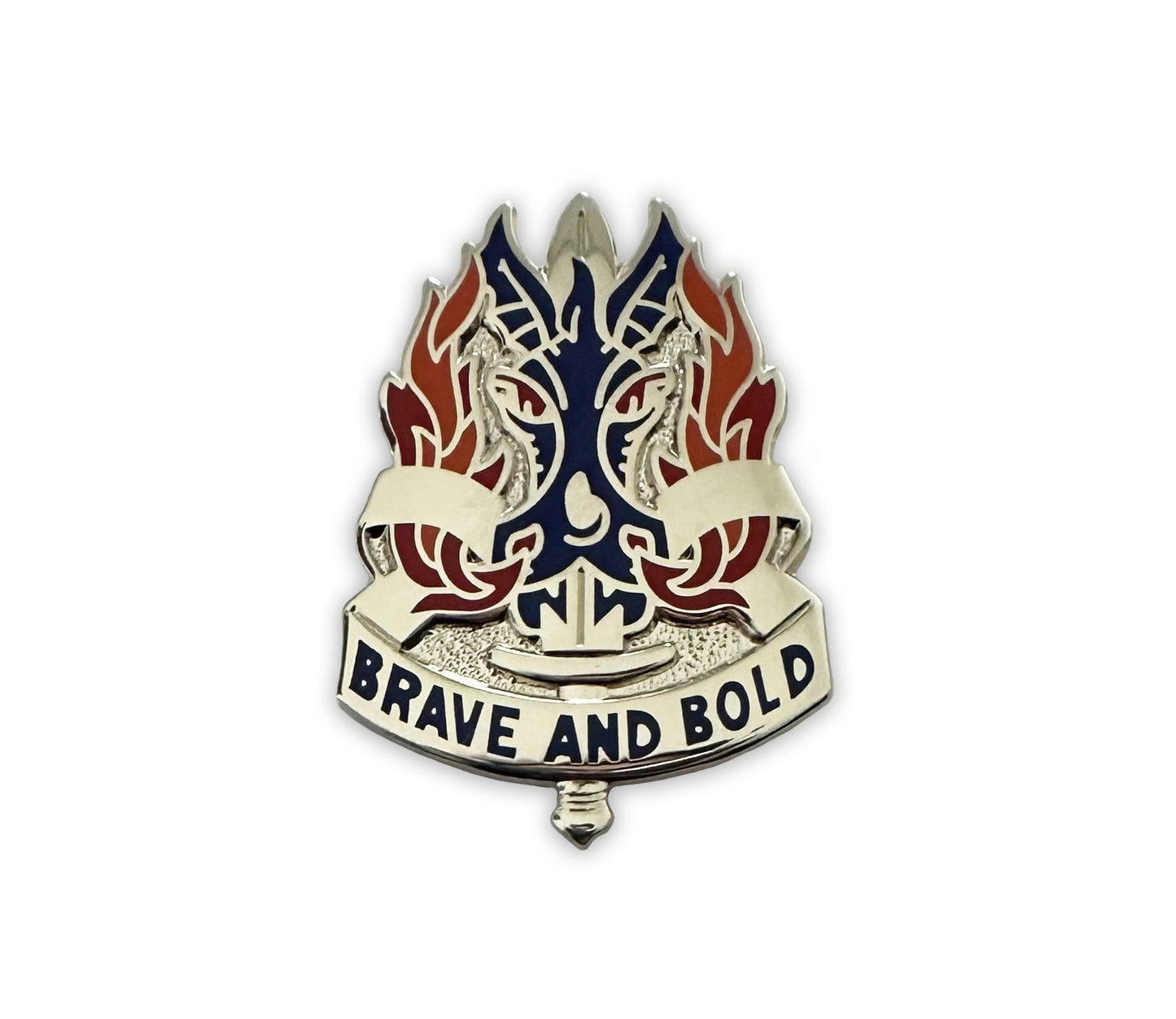 198th Infantry crest "BRAVE AND BOLD" (each)