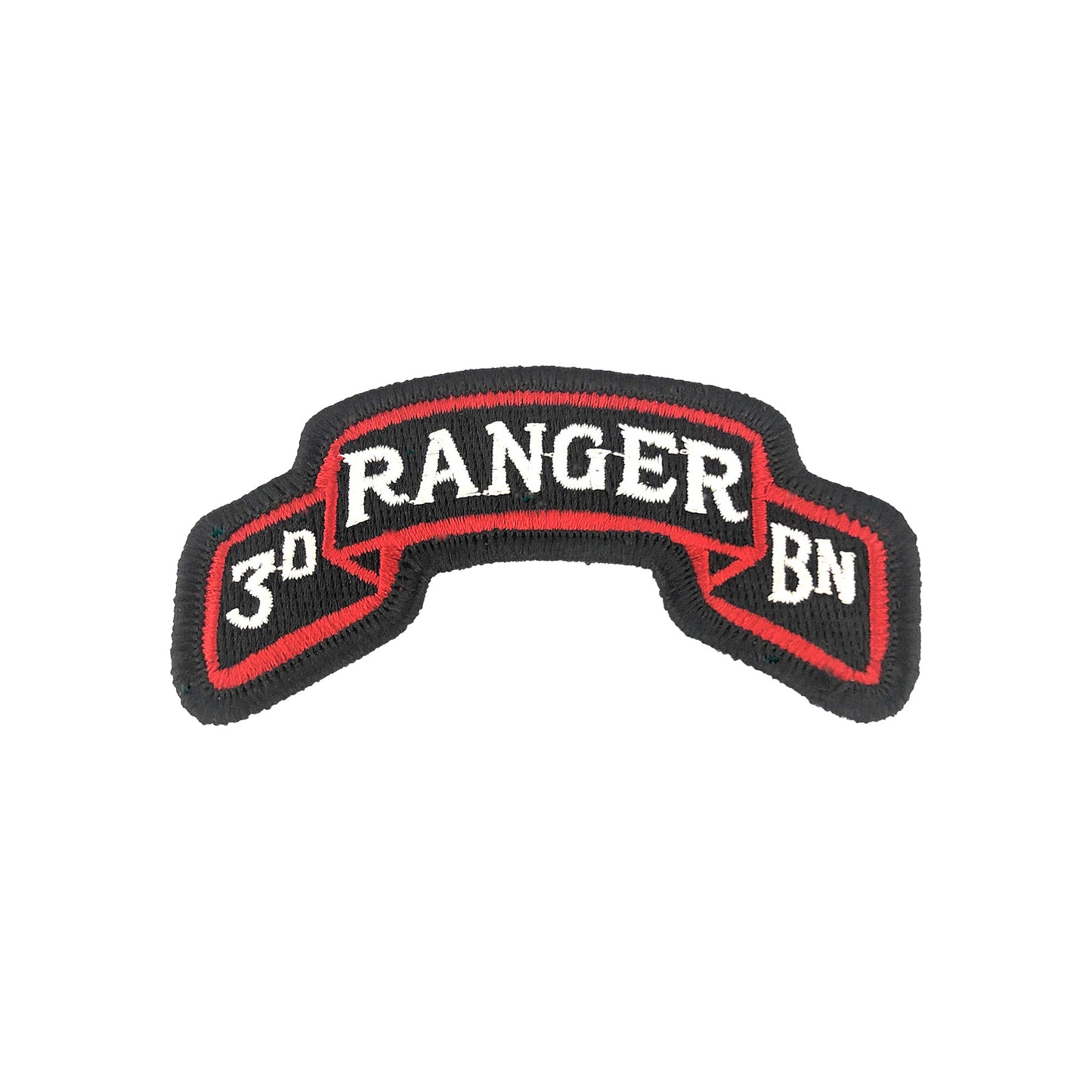 U.S. Army 75th Ranger Regiment 3rd Battalion Color Scroll with Hook Fastener (each)