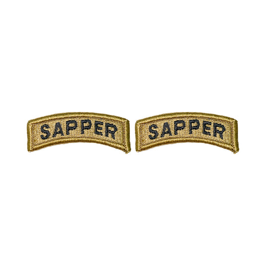 U.S. Army Sapper OCP Tab with Hook Fastener (pair)