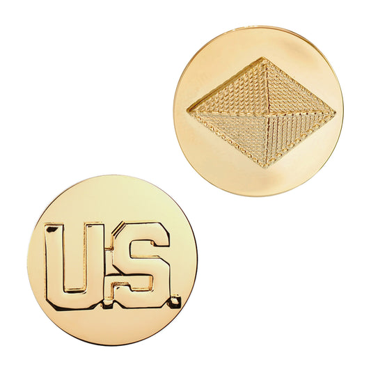 U.S. Army Enlisted Finance & U.S. STA-BRITE® Pin-on (pair)
