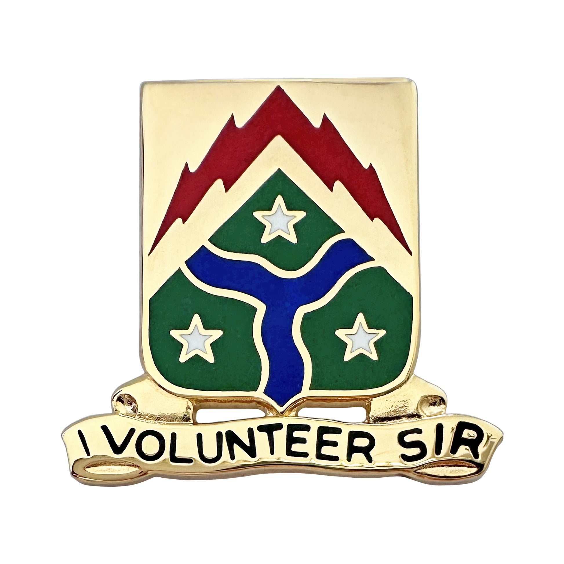 U.S. Army 278th Armored Cavalry Regiment "I Volunteer Sir" Crest - Sta-Brite Insignia Inc.