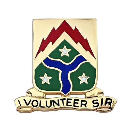 U.S. Army 278th Armored Cavalry Regiment "I Volunteer Sir" Crest - Sta-Brite Insignia Inc.