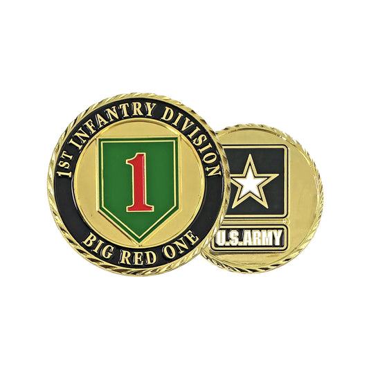 U.S. Army 1st Infantry Division Challenge Coin - Sta-Brite Insignia Inc.