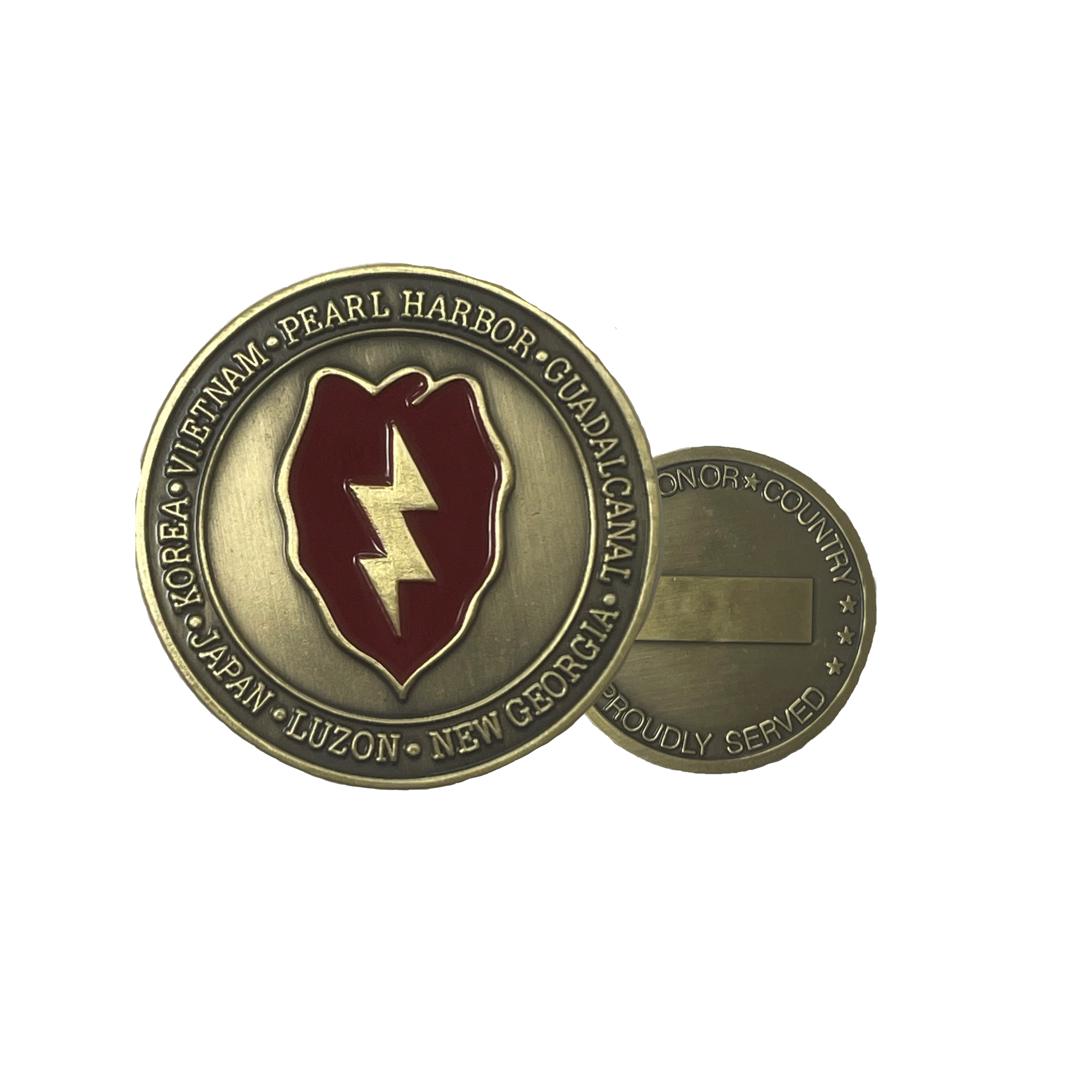 Stab Coin U.S. Army 25th Infantry Division Challenge Coin – Sta-Brite Insignia Inc.
