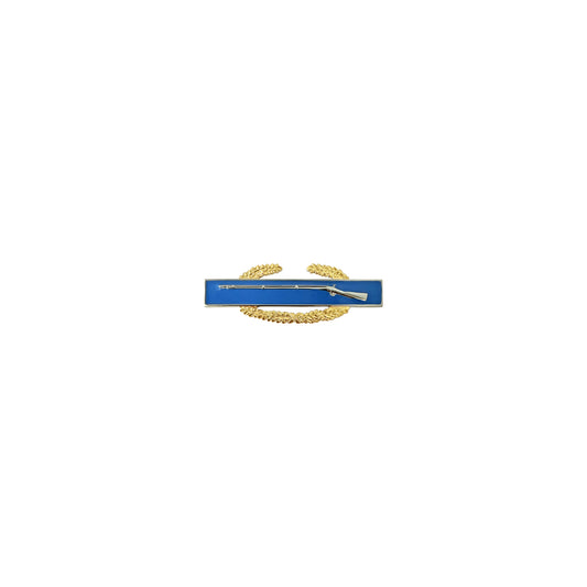 Master Combat Infantry Badge 1 AWD Gold Wreath Dress mini STA-BRITE