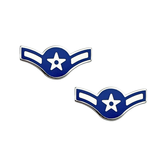 U.S. Air Force E2 Airman STA-BRITE® Pin-on (pair) - Sta-Brite Insignia Inc.