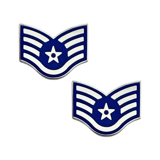 U.S. Air Force E5 Staff Sergeant Sta-Brite® Pin-on - Sta-Brite Insignia Inc.