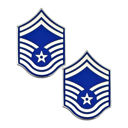 U.S. Air Force E8 Senior Master Sergeant STA-BRITE® Pin-on - Sta-Brite Insignia Inc.