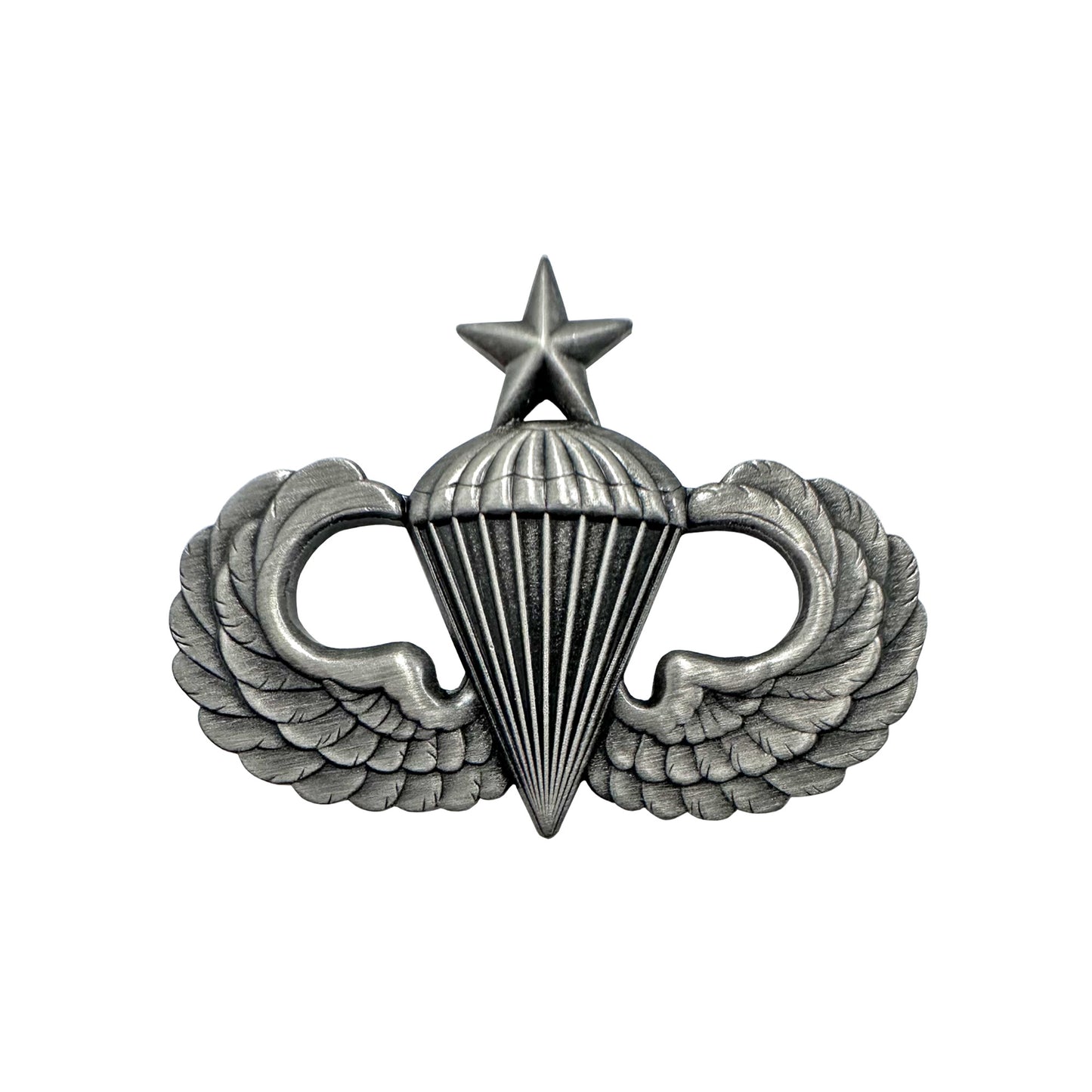 U.S. Army Parachutist Jump Wing Senior Badge Silver-Oxidized STA-BRITE® - Sta-Brite Insignia Inc.