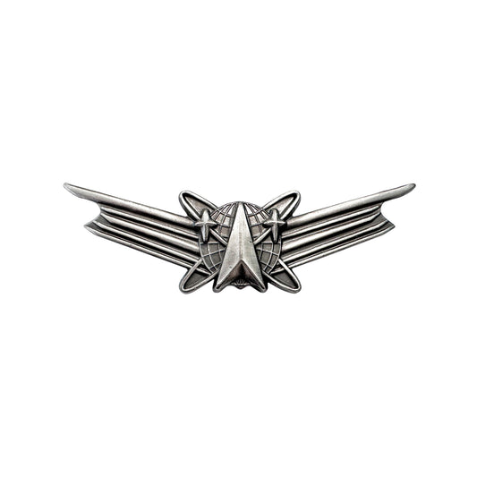 U.S. Army Space Command (Basic) Badge Silver-Oxidized