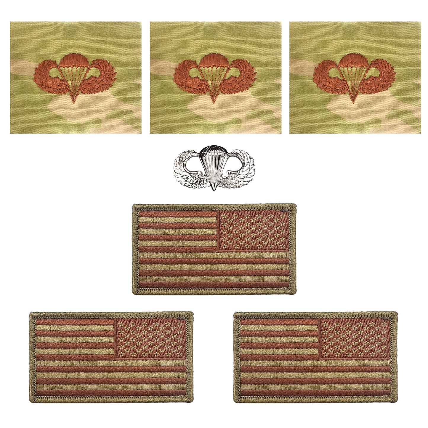 A.F. Parachutist Basic Badge Bundle