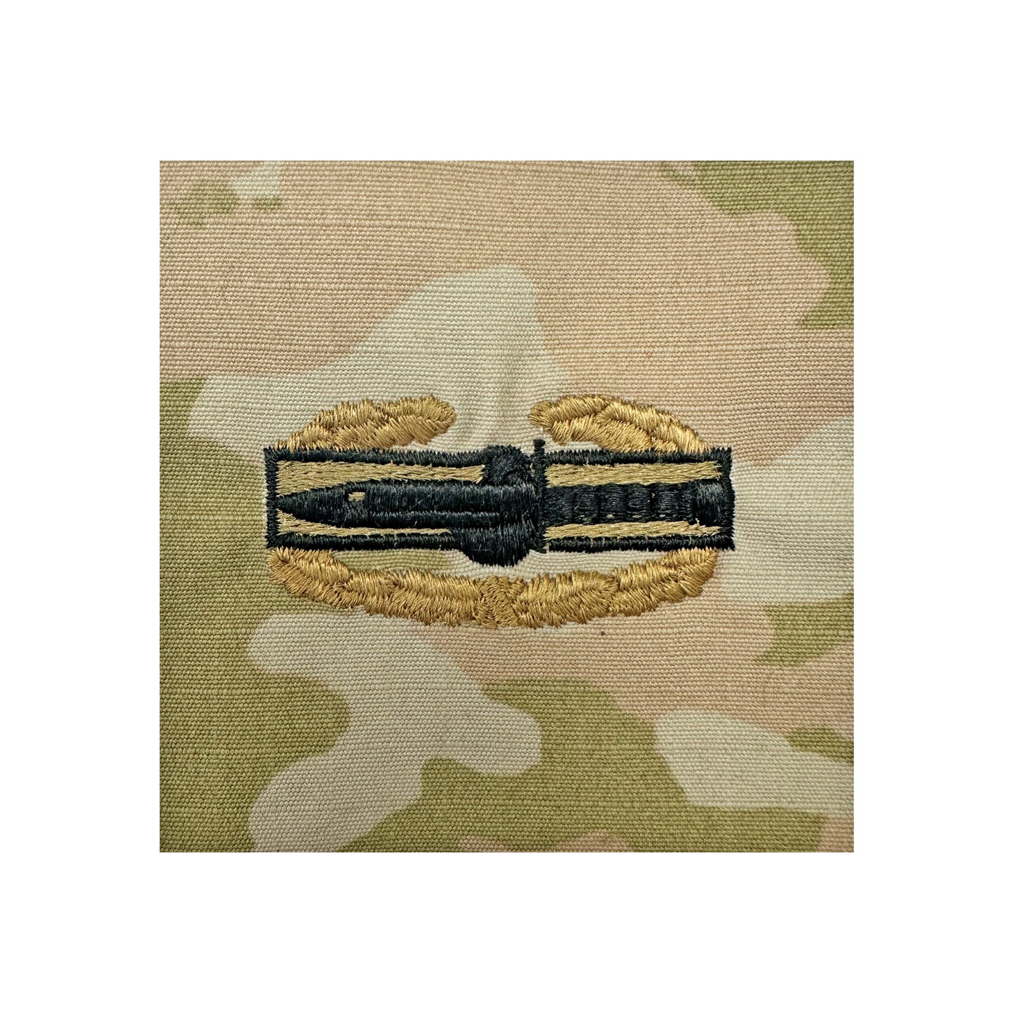 Master Combat C.A.B. COMBAT ACTION 1AWD Gold wreath OCP sew on - Sta-Brite Insignia Inc.