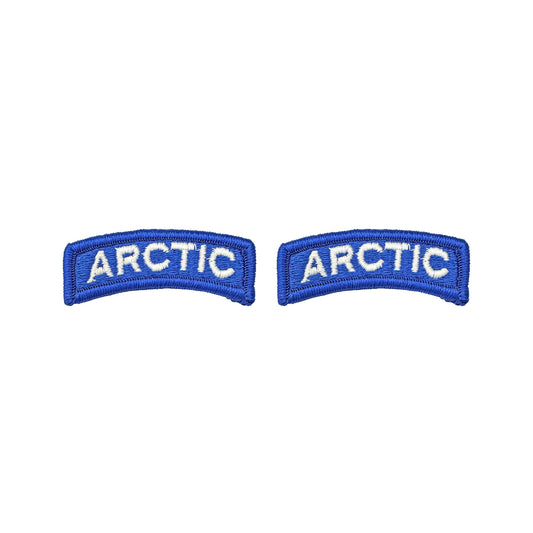 Arctic Blue and White Color Tab (Pair)