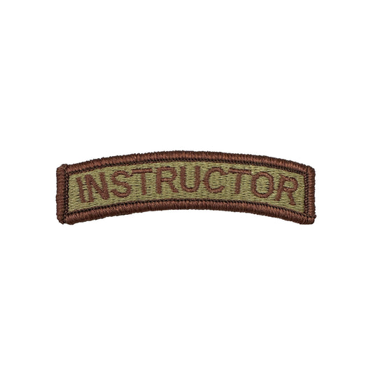 A.F. Instructor Spice Brown Tab with Hook Fastener (each)