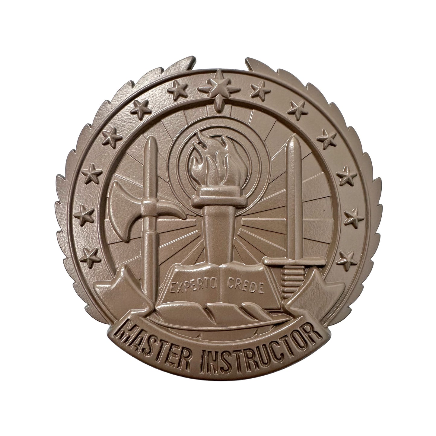 U.S. Army Instructor Master Badge Sub Blk (Brown) - Sta-Brite Insignia Inc.