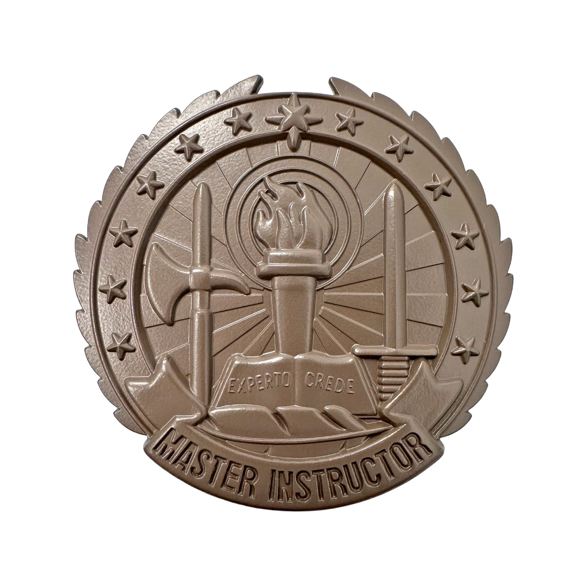 U.S. Army Instructor Master Badge Sub Blk (Brown) - Sta-Brite Insignia Inc.