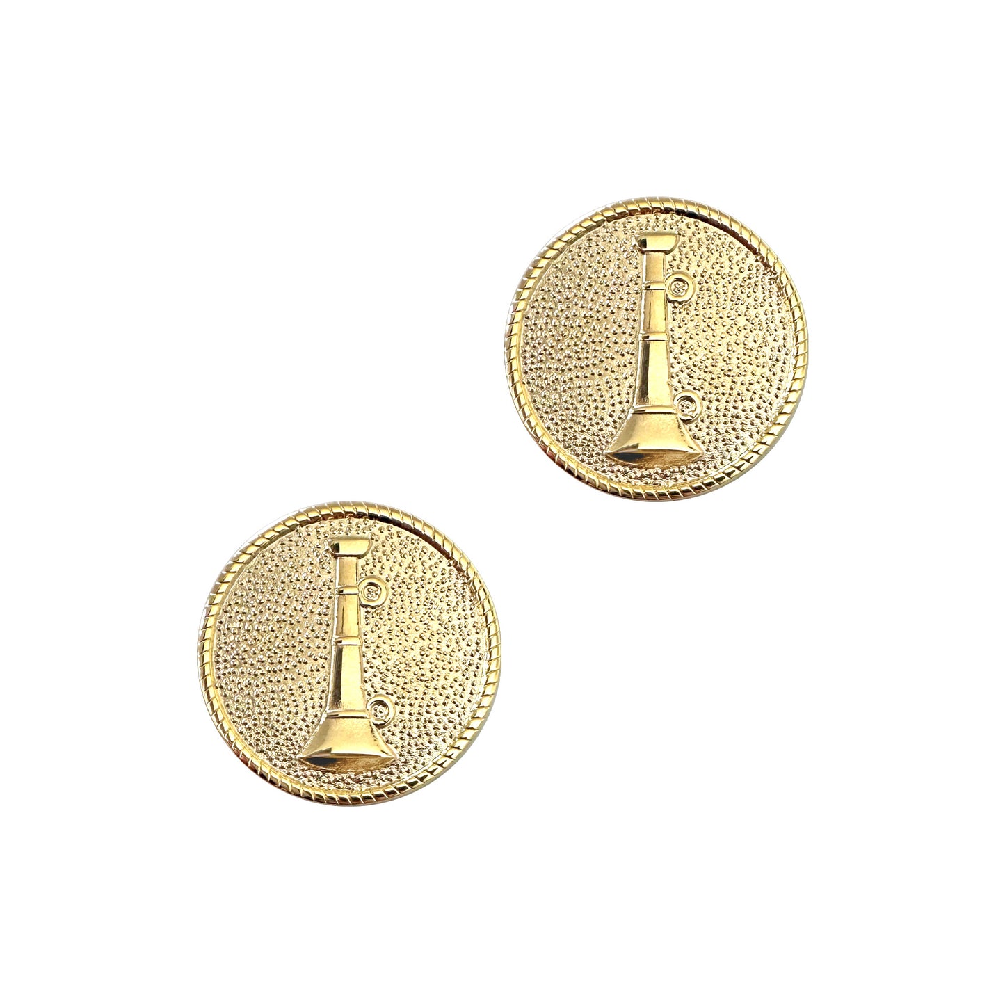 STA-BRITE® Lieutenant 1 Bugle Granite finish (Gold)