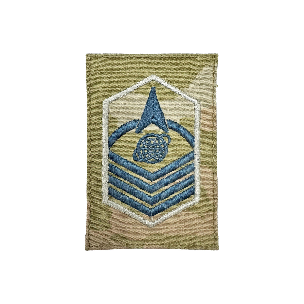 Space Force Rank Master Sergeant Embroidered OCP with Hook (ea) | Sta ...