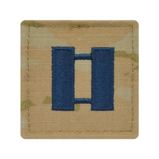 SPACE FORCE rank CAPTAIN 2x2 OCP with Hook fastener