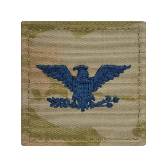 Space Force rank Colonel embroidered OCP with hook