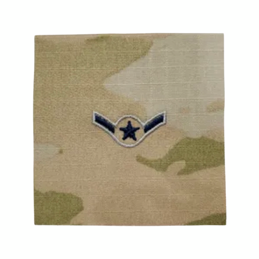 Space Force rank Specialist 2 embroidered OCP pre-folded sew on