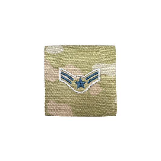 Space Force Rank Specialist 3 Embroidered OCP Pre-folded Sew On (ea)