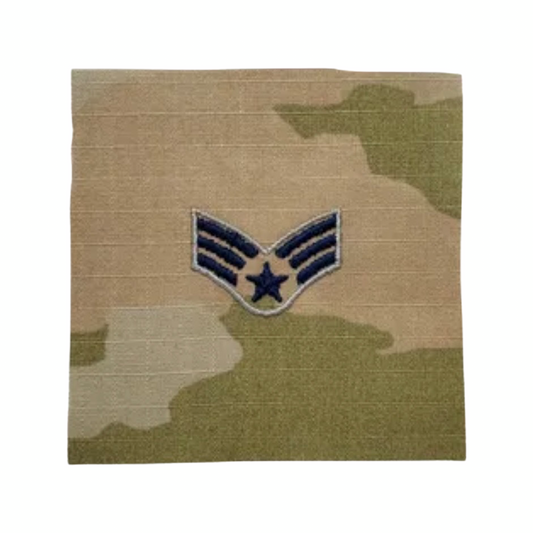 Space force rank Specialist 4 embroidered OCP pre-folded sew on
