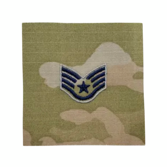 Space Force rank Sergeant embroidered OCP pre-folded sew on