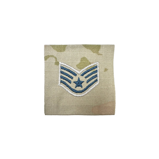 Space Force Rank Sergeant Embroidered OCP Pre-folded Sew On (ea)