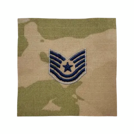 Space Force rank Tech sergeant embroidered OCP pre-folded sew on